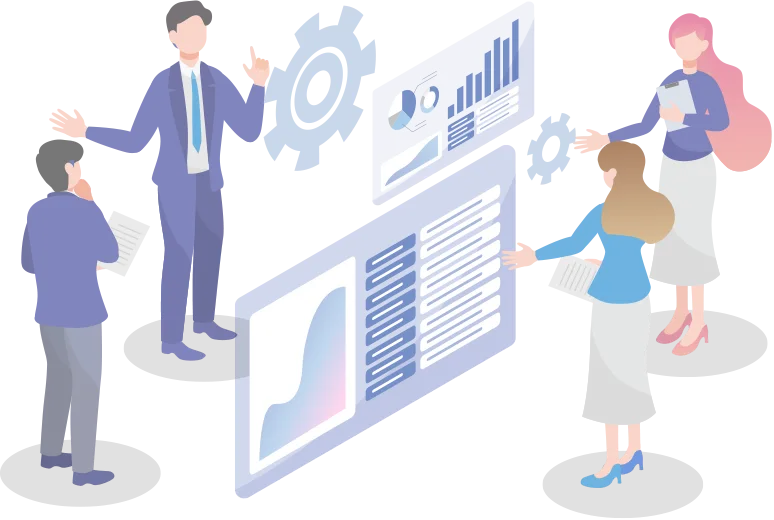 サポートチームのイメージイラスト